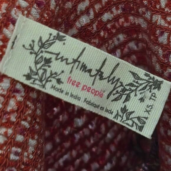 Free People Intimately Floral Print Gabriela Halter Open Back Boho Midi Dress XS - Picture 3 of 4